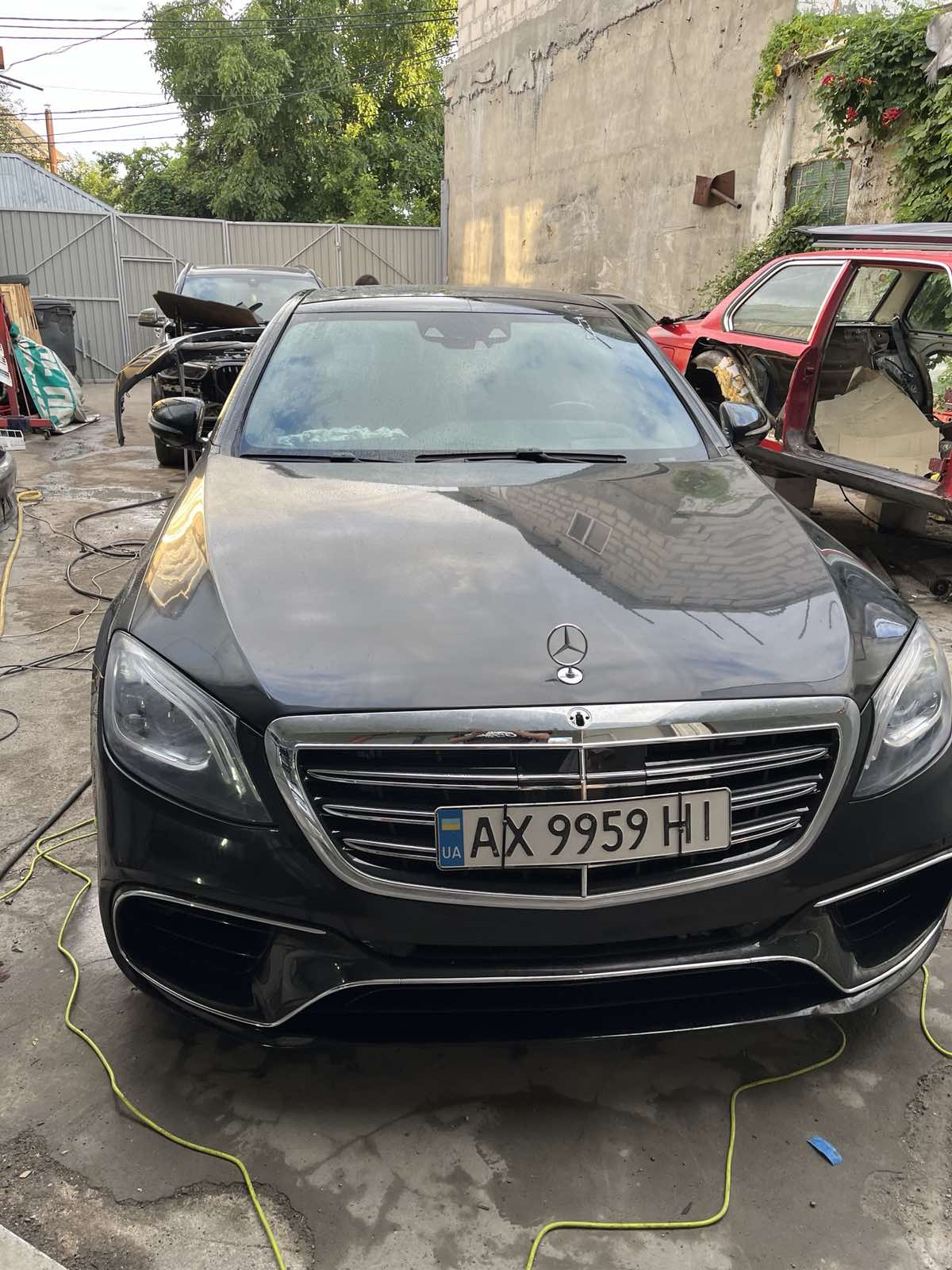 Рихтовка и покраска авто mercedes, рихтовка mercedes Киев